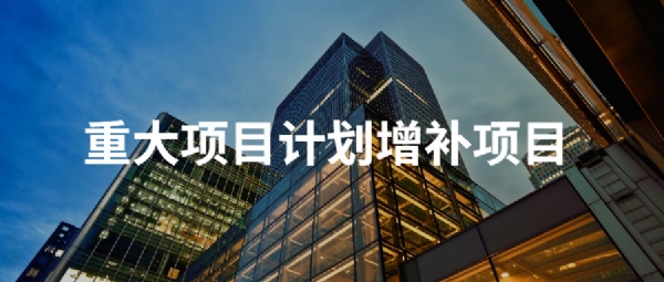重大項目計劃增補項目